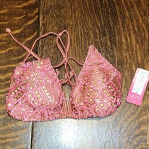 Target Xhilaration String Bikini Top Red Copper M
